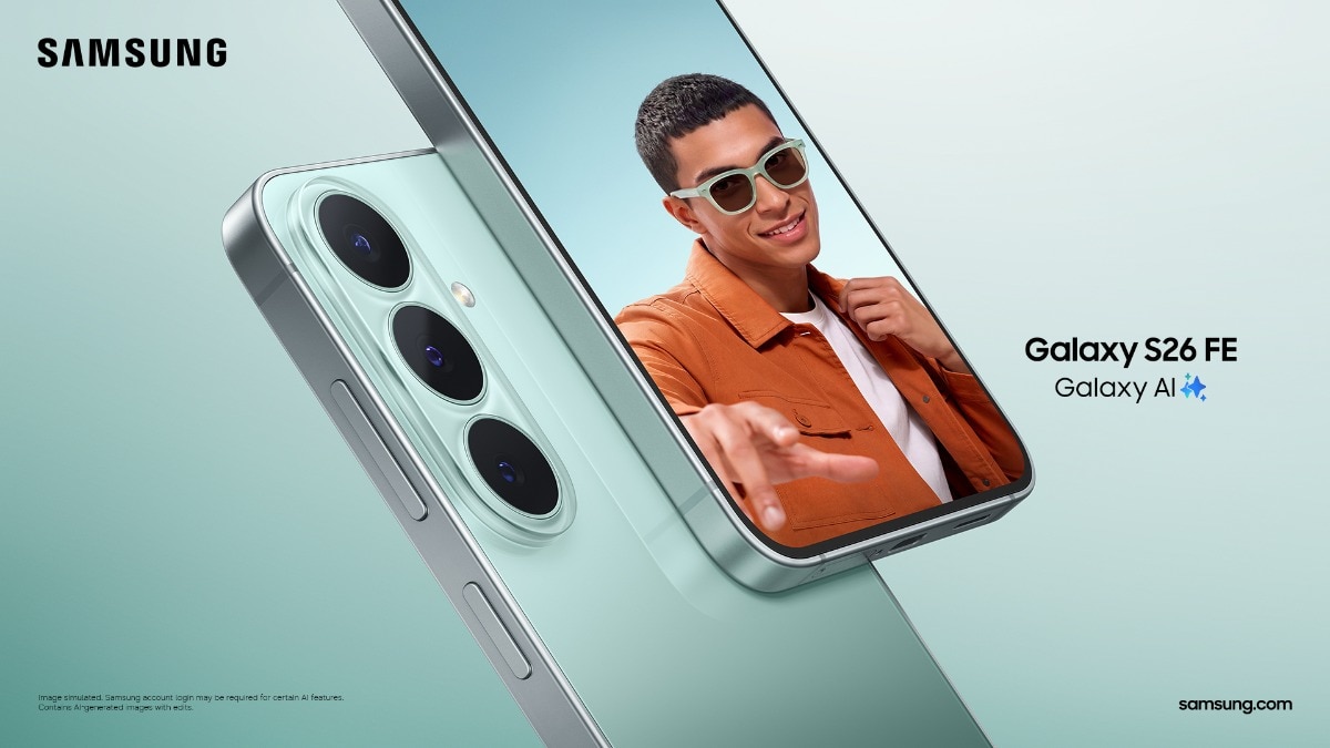 Samsung Galaxy S26 FE launched in India with Galaxy AI, 50MP camera and 4,900mAh battery.