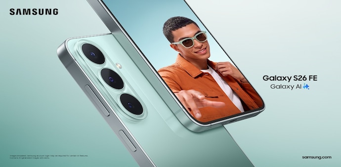 Samsung Galaxy S26 FE launched in India with Galaxy AI, 50MP camera and 4,900mAh battery. Samsung Galaxy S26 FE launched in India with Galaxy AI, 50MP camera and 4,900mAh battery.