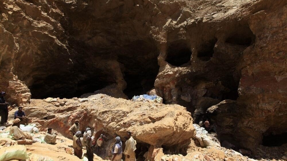 The collapse happened at the al-Zara gold mine in Nuhud (Reuters)