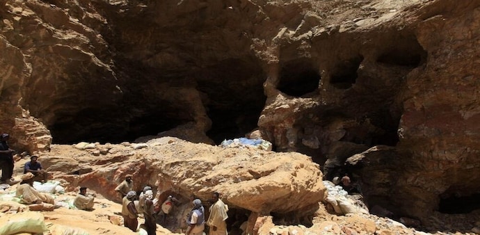 The collapse happened at the al-Zara gold mine in Nuhud (Reuters) The collapse happened at the al-Zara gold mine in Nuhud (Reuters)