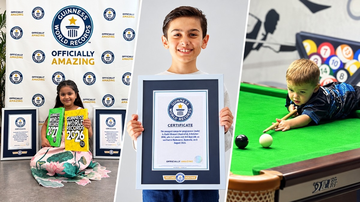 The record holders, from countries including India, the US, UK, Australia and French Polynesia, feature in the Guinness World Records 2027 edition. (Picture credit :Guinnessworldrecords)
