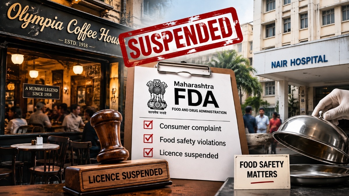Maharashtra FDA suspends Olympia Coffee House licence after consumer complaint; Nair Hospital canteen also penalised