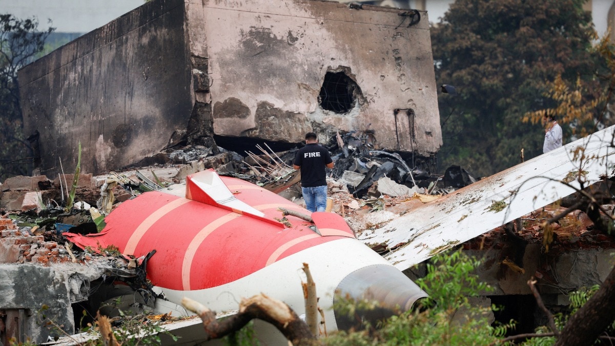 Air India Flight AI171 crashed in Ahmedabad’s Meghaninagar on June 12 (Image: Reuters)