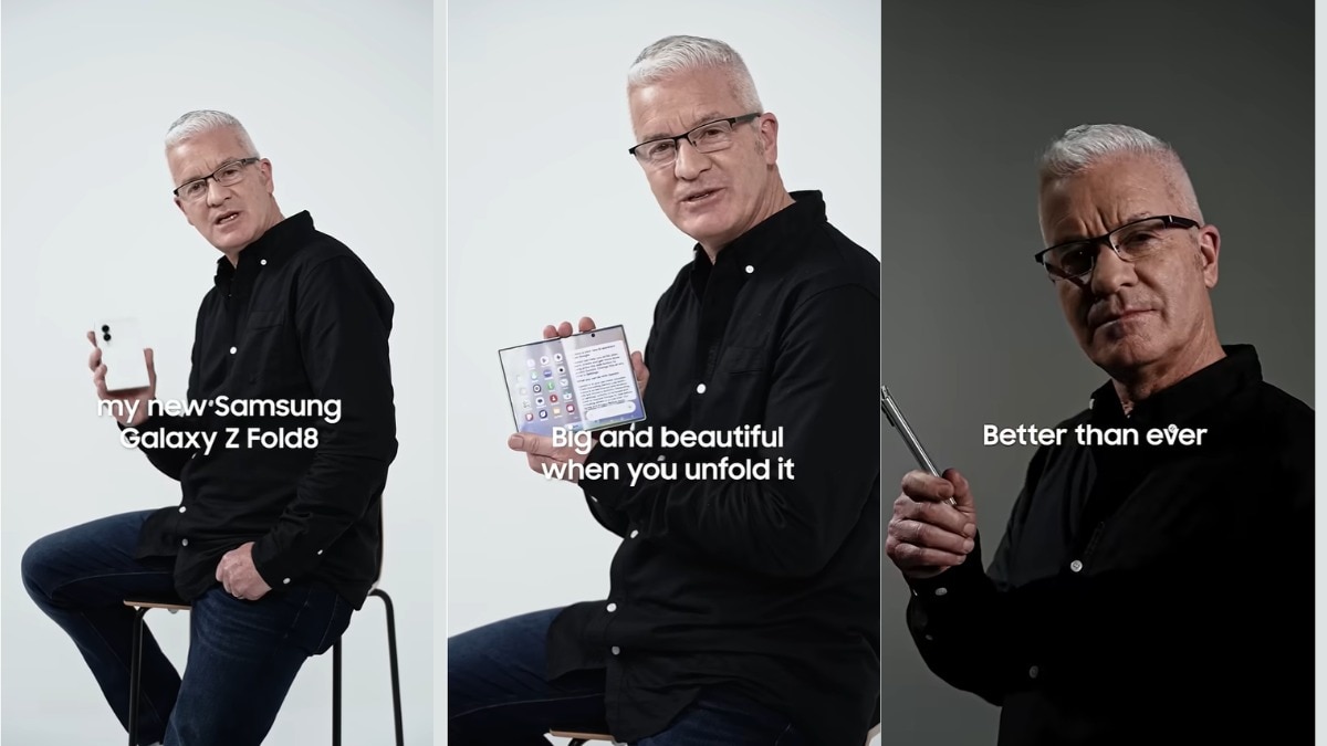 Samsung's Galaxy Z Fold 8 ad mocks Apple's foldable iPhone.