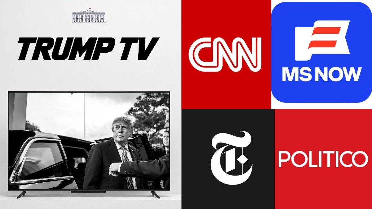 Trump TV was launched hours after CNN, MS NOW and Politico sued over their exclusion from the White House. NYT also decided to not distribute photographs taken as part of the White House still photo pool