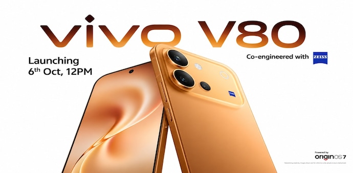 vivo V80 India launch brings ZEISS cameras, a 7,200mAh battery and OriginOS 7. vivo V80 India launch brings ZEISS cameras, a 7,200mAh battery and OriginOS 7.