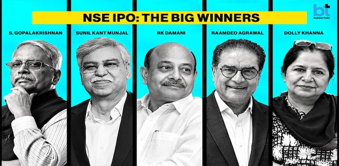 NSE IPO: Infosys co-founder S Gopalakrishnan owned 9,428,595 shares or 0.38 per cent stake in the largest domestic stock exchange, with his stake now valued at Rs 1,683 crore. NSE IPO: Infosys co-founder S Gopalakrishnan owned 9,428,595 shares or 0.38 per cent stake in the largest domestic stock exchange, with his stake now valued at Rs 1,683 crore.