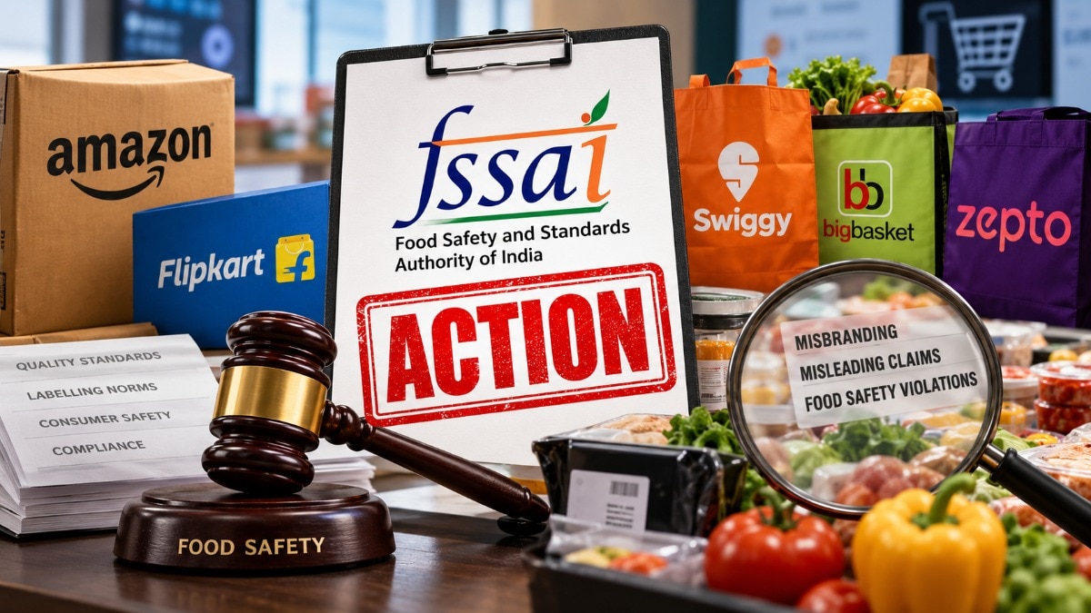 FSSAI targets Amazon, Flipkart, Swiggy, Bigbasket and Zepto