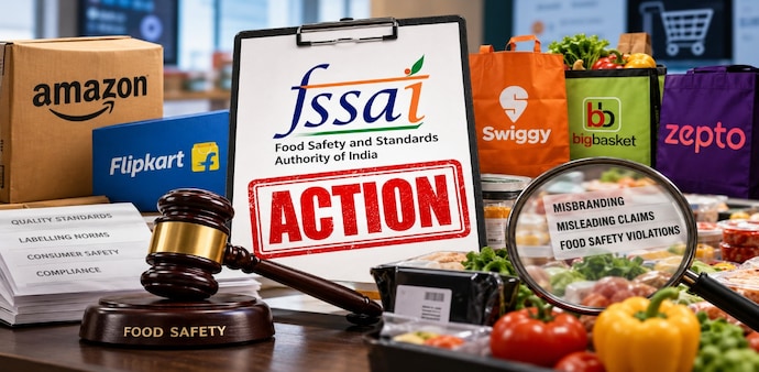 FSSAI targets Amazon, Flipkart, Swiggy, Bigbasket and Zepto FSSAI targets Amazon, Flipkart, Swiggy, Bigbasket and Zepto