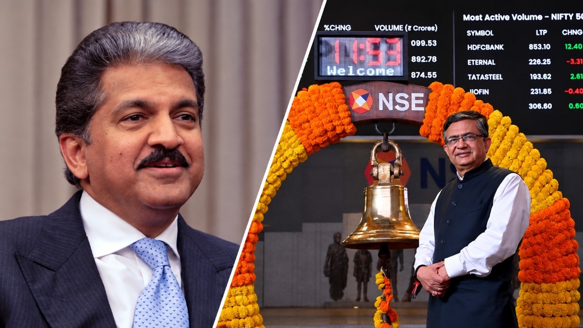 Anand Mahindra congrats 'former neighbour' NSE on a historic IPO