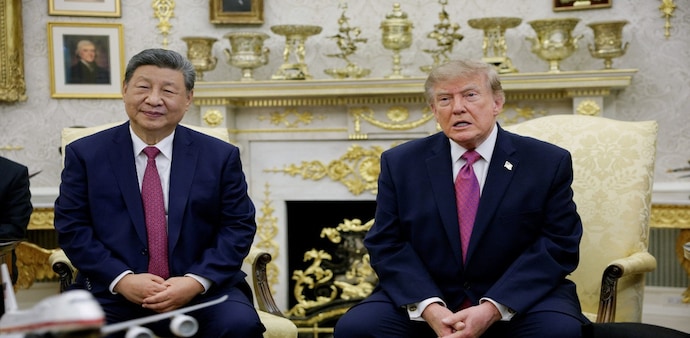 Trump has increasingly framed AI as a strategic race between the US and China. Trump has increasingly framed AI as a strategic race between the US and China.
