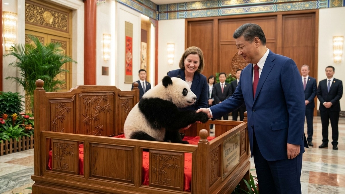 Panda agreements can sometimes coincide with periods of improved or strategically important relations between China and another country.  (AI image)