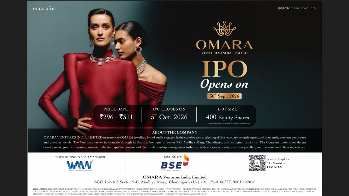 Omara Ventures set to open its Initial Public Offering on September 30, 2026.