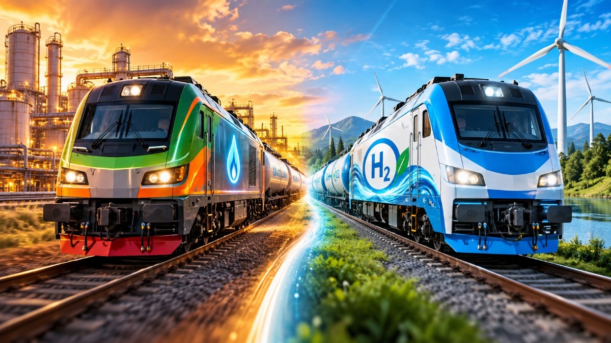 Both aim to reduce diesel dependence, but LNG is a transition technology while hydrogen represents a new propulsion system.