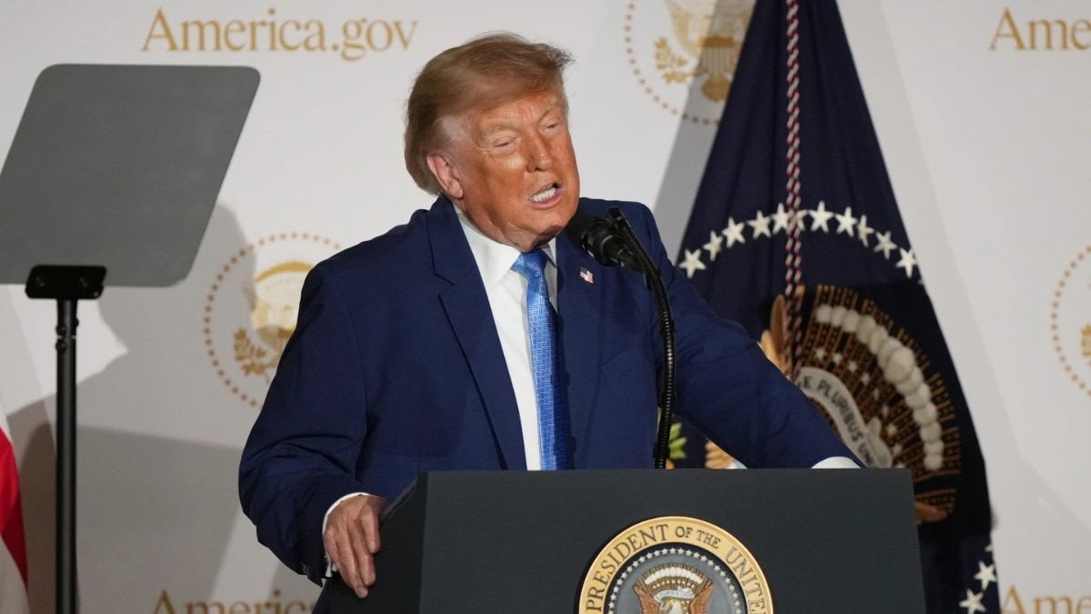 Speaking at the unveiling, Trump said the initiative went beyond a routine digital upgrade. (Image: AP Photo/Mark Schiefelbein)