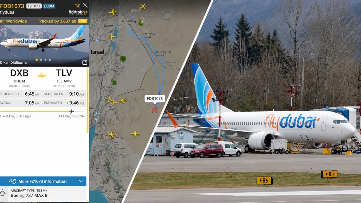 The Flydubai flight, FZ1073, was carrying around 180 passengers on a Boeing 737 MAX 8