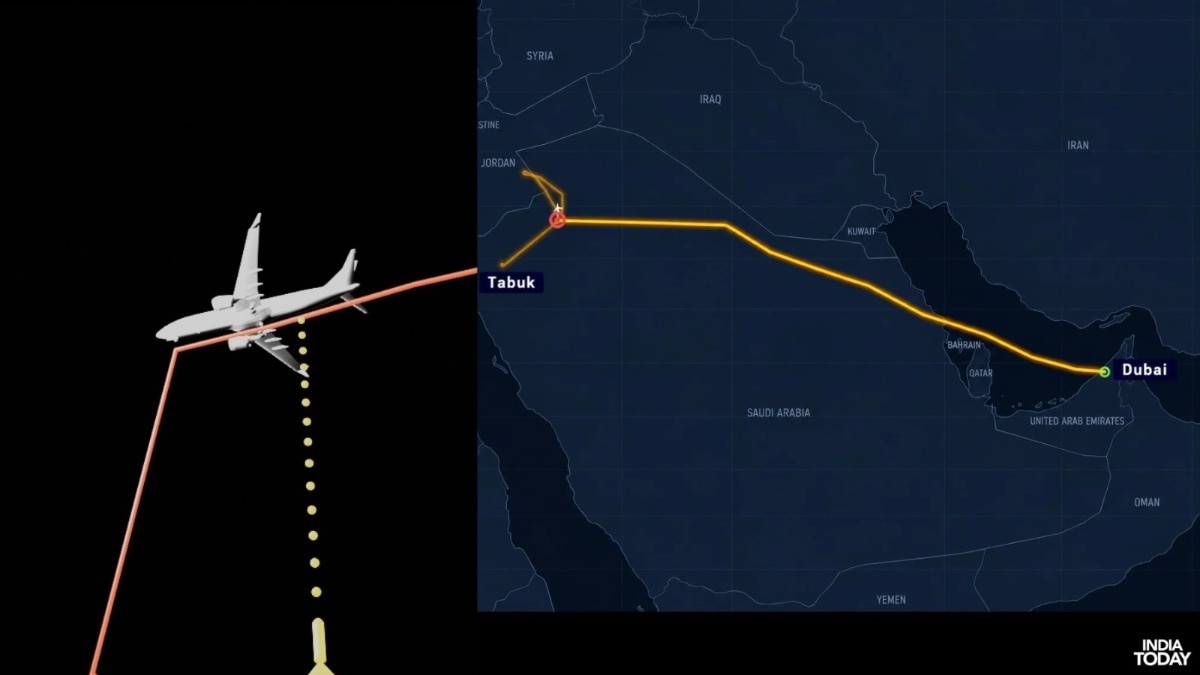 The flight, carrying more than 180 passengers, was travelling from Dubai to Tel Aviv.