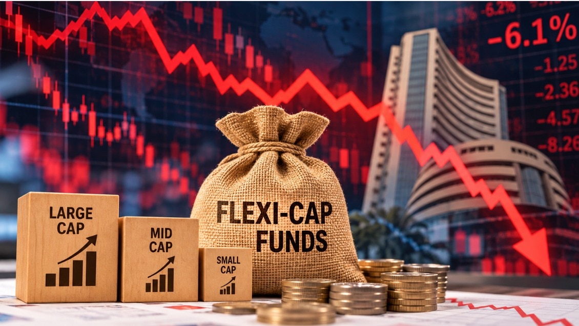 Taurus Flexi Cap Fund fell the least at 0.67%, followed by Parag Parikh Flexi Cap Fund at 2.14% and 360 ONE Flexicap Fund at 2.25% in September.
