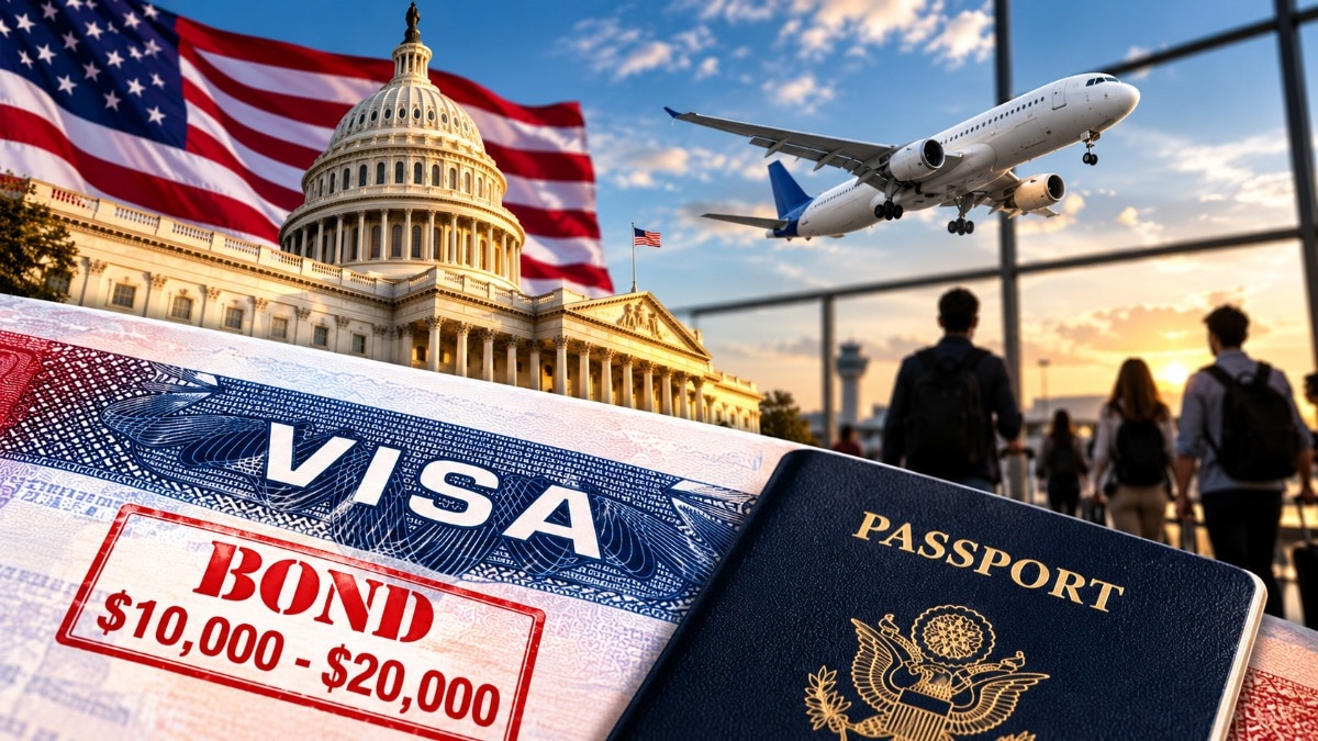 United States has updated its visa bond programme, requiring eligible applicants from 50 countries