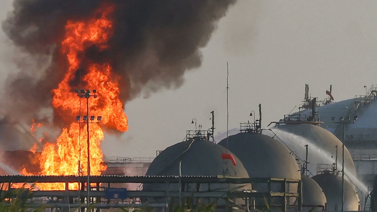 Saudi authorities and state oil company Aramco have not issued an official confirmation regarding the cause of the fire. (Photo: AFP)