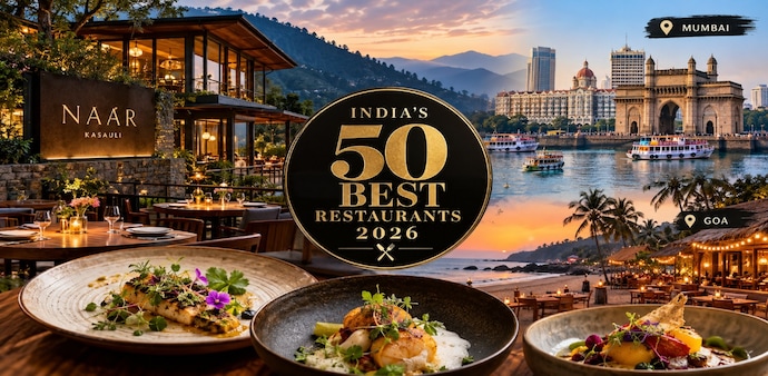 Ranking of the 50 best restaurants in India, with NAAR in Kasauli securing the top position Ranking of the 50 best restaurants in India, with NAAR in Kasauli securing the top position