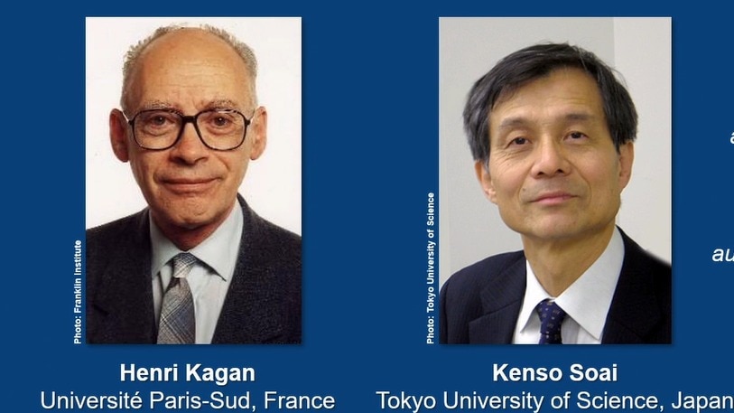 French chemist Henri B. Kagan and Japanese chemist Kenso Soai have been awarded the 2026 Nobel Prize in Chemistry 