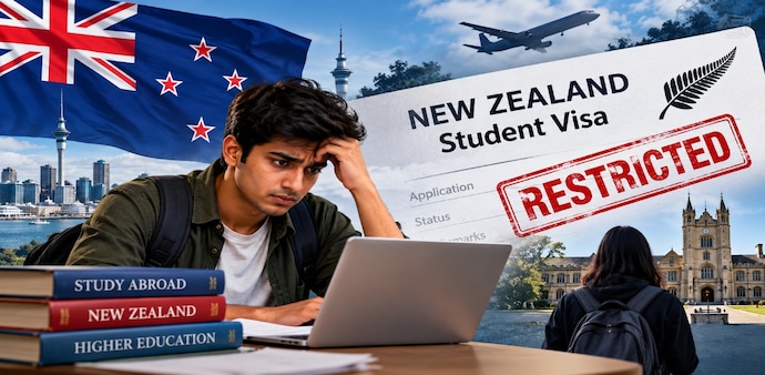 Indian students seeking to study in New Zealand are facing a significantly tougher visa environment Indian students seeking to study in New Zealand are facing a significantly tougher visa environment