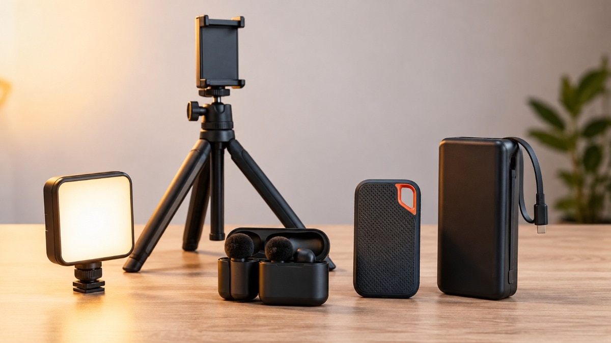 Five essential gadgets for creators for better video, audio, lighting, storage and power.