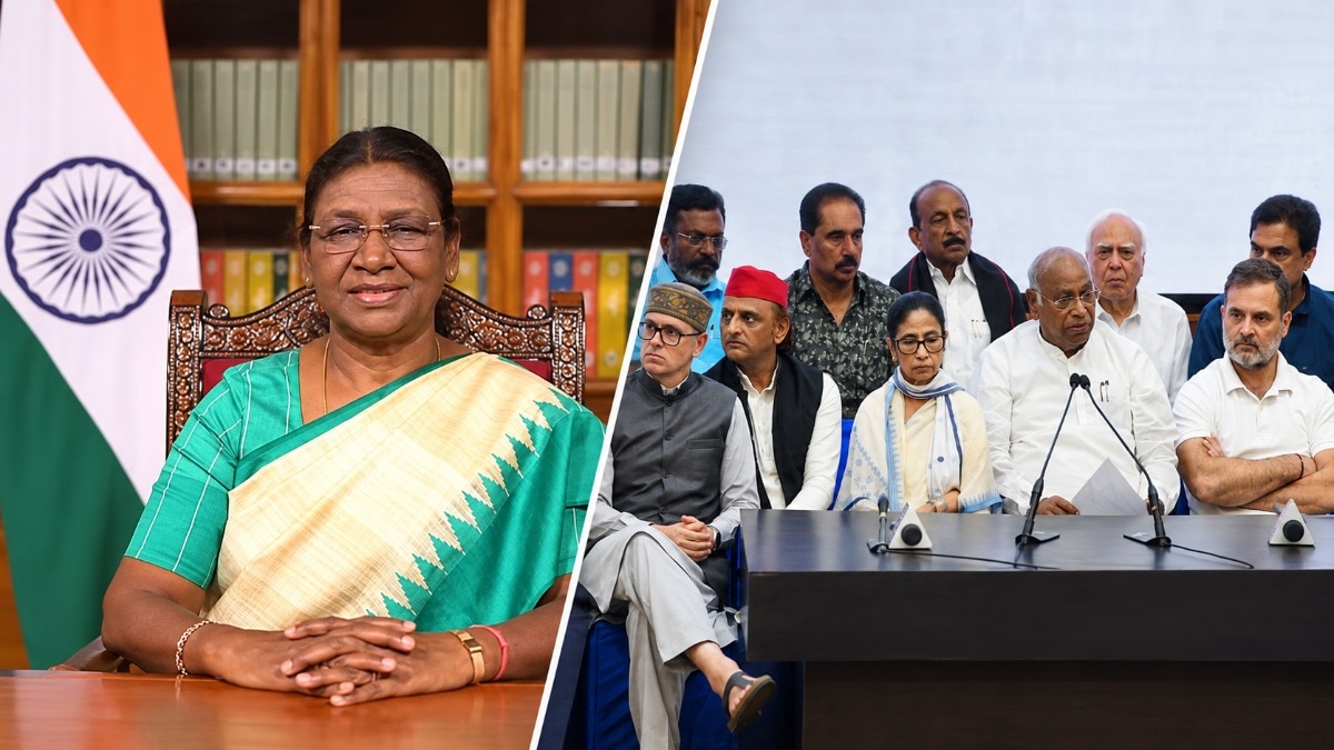 President Droupadi Murmu will meet a delegation of INDIA bloc leaders at 8 pm today. (Representational photo)