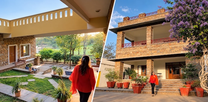 The 10-bedroom property follows permaculture practices and uses traditional cooking methods. (Picture credit : Devraudaipur) The 10-bedroom property follows permaculture practices and uses traditional cooking methods. (Picture credit : Devraudaipur)