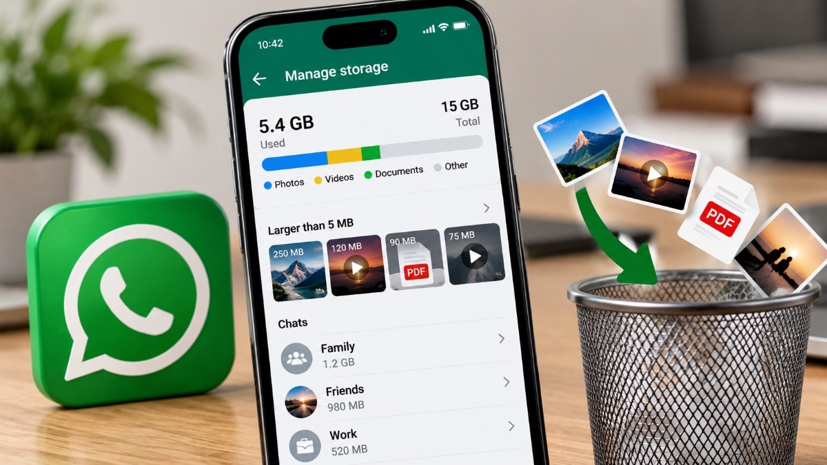 WhatsApp's storage manager lets Android and iPhone users remove unwanted media while retaining chats.