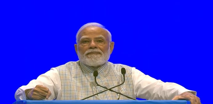 Modi also mentioned that India's current account deficit went from over 4% 12-13 years back to about half a per cent now. Modi also mentioned that India's current account deficit went from over 4% 12-13 years back to about half a per cent now.