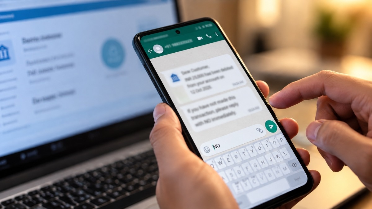 Hyderabad City Police Commissioner warns WhatsApp users about a bank fraud involving fake transaction alerts.