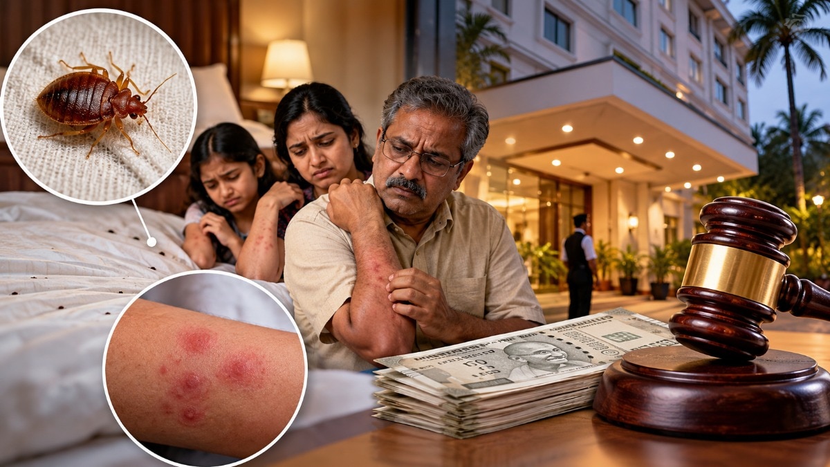 The commission said medical records, laboratory bills and other documents supported the allegation that the daughter suffered bed bug bites during the stay. (AI generated image)