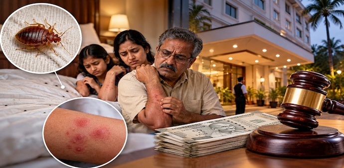 The commission said medical records, laboratory bills and other documents supported the allegation that the daughter suffered bed bug bites during the stay. (AI generated image) The commission said medical records, laboratory bills and other documents supported the allegation that the daughter suffered bed bug bites during the stay. (AI generated image)
