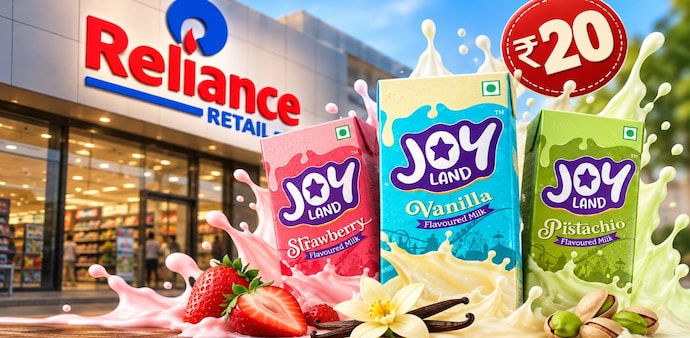 Reliance Launches Joyland Milk in Tamil Nadu (Photo: AI) Reliance Launches Joyland Milk in Tamil Nadu (Photo: AI)