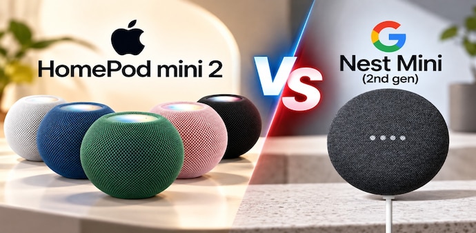 HomePod mini 2 vs Google Nest Mini 2 HomePod mini 2 vs Google Nest Mini 2