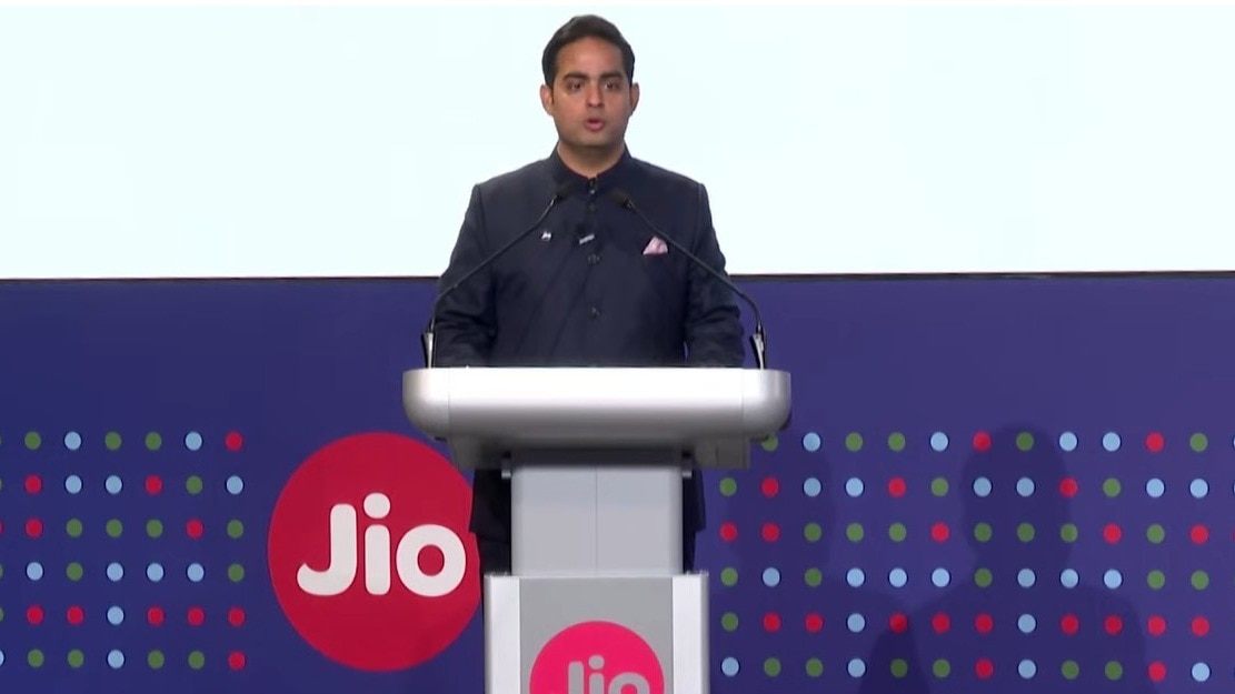 Akash Ambani said Jio had built its own technology stack to improve services and provide a better experience to customers.