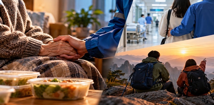 Their work also includes fixing household problems and helping elderly customers manage daily life. (AI generated image) Their work also includes fixing household problems and helping elderly customers manage daily life. (AI generated image)
