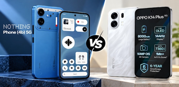 OPPO K14 Plus 5G vs Nothing Phone (4b) 5G OPPO K14 Plus 5G vs Nothing Phone (4b) 5G
