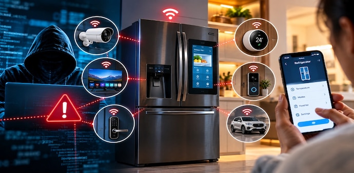 France's supermarket fridge attack highlights the cybersecurity risks of connected devices. France's supermarket fridge attack highlights the cybersecurity risks of connected devices.