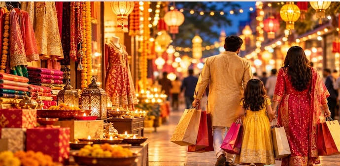 Festive spending will remain above 2024 levels of ₹1.85 lakh crore, but the projected decline reverses last year’s growth, when GST cuts boosted demand. Festive spending will remain above 2024 levels of ₹1.85 lakh crore, but the projected decline reverses last year’s growth, when GST cuts boosted demand.