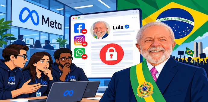 Instagram accounts belonging to Brazilian President Luiz Inácio Lula da Silva were affected by restrictions Instagram accounts belonging to Brazilian President Luiz Inácio Lula da Silva were affected by restrictions