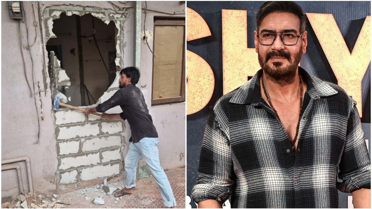 Ajay Devgn's Juhu home demolished by BMC.