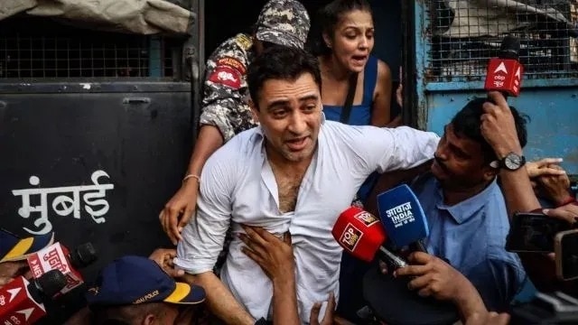 Following the mass detention of protesters, BJP leader Kirit Somaiya filed a complaint seeking action against Khan for engaging in political activity as a foreign national.