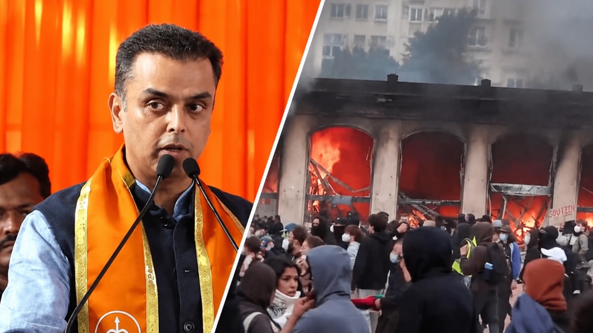 Riots erupted in cities across France on Saturday