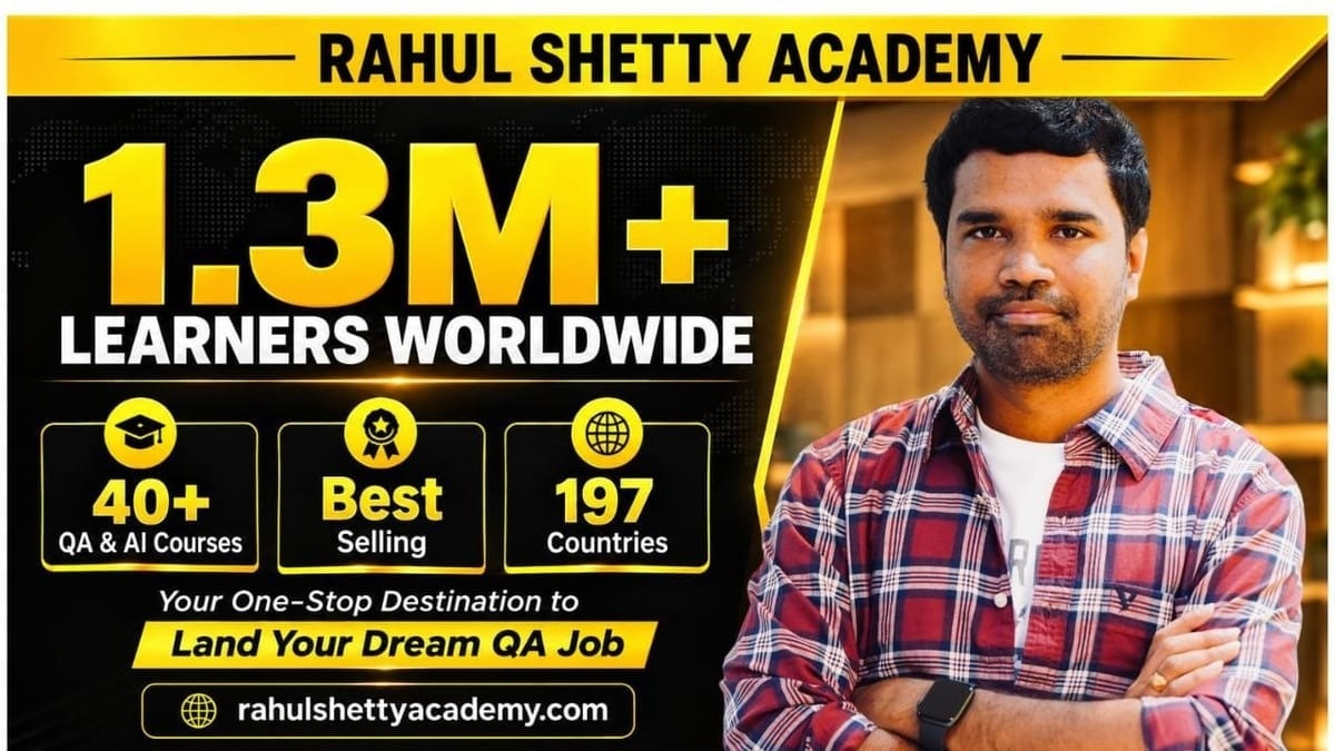 The Rise of Rahul Shetty: How One Indian Educator Took Software Testing Education to 1.3 Million Learners Worldwide