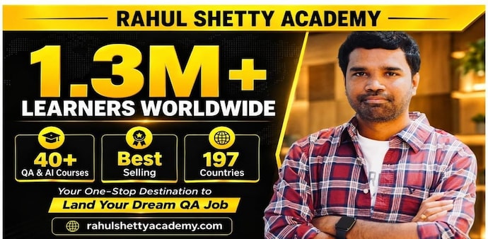 Rahul Shetty (also known as Venkatesh Chepuri), began teaching online with a simple belief Rahul Shetty (also known as Venkatesh Chepuri), began teaching online with a simple belief