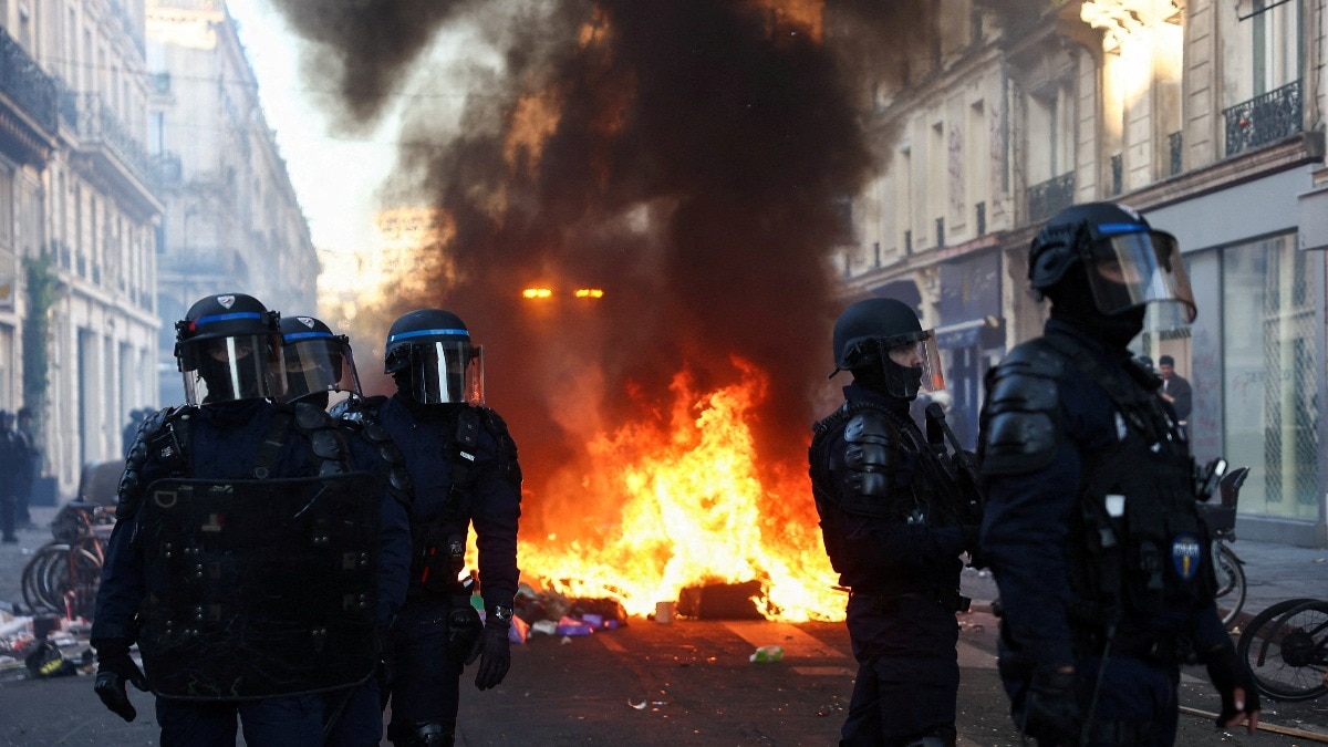 A protest in one part of a city can affect roads and public transport elsewhere.