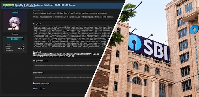 Hacker claims massive SBI customer data leak Hacker claims massive SBI customer data leak